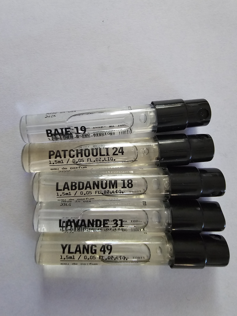 Le Labo Sample Vials Set Of 5